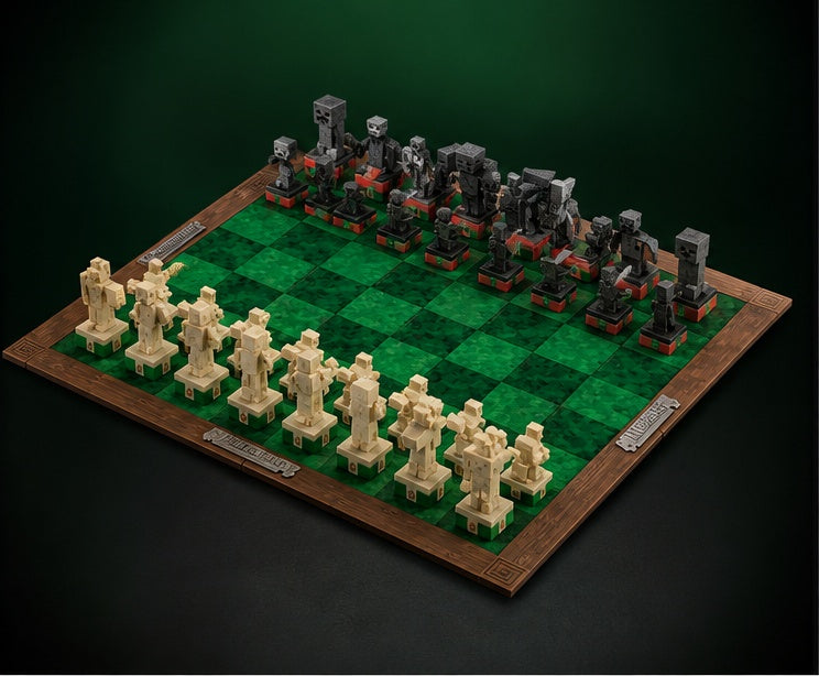 Minecraft Chess Set — Collector Edition
